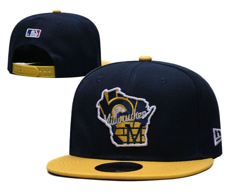 2023 MLB Milwaukee Brewers Hat TX 20230828->->Sports Caps